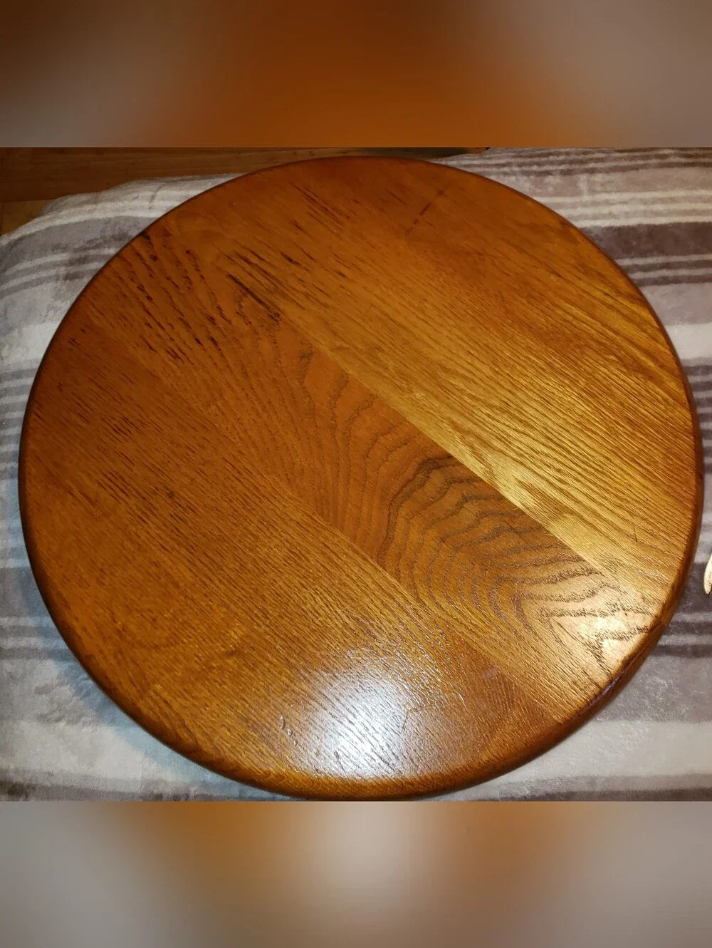 Oak Lazy Susan. Turn Table